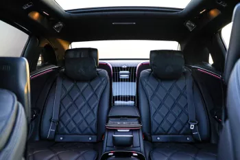 2022 MBZ MB 6.0 S680 4MATIC - Rubellite Red inside Black