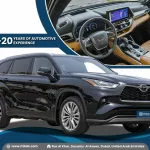 TOYOTA HIGHLANDER PLATINUM 2.4L PETROL AWD AT MY2023 – BLACK - Thumbnail 1