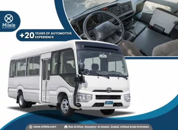 TOYOTA COASTER 4.2L DIESEL MT 30-SEATER MY2023 – WHITE
