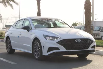 LHD - HYUNDAI SONATA 2.5L PETROL GLS LUXURY AUTOMATIC 2023 WHITE