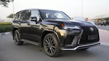 Lexus LX600 F Sport 3.5l V6 4WD 2023 black color
