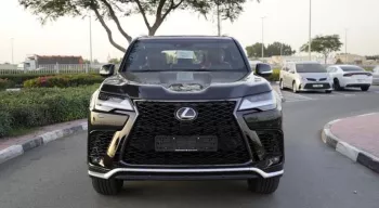 Lexus LX600 F Sport 3.5l V6 4WD 2023 black color