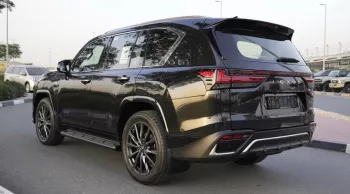 Lexus LX600 F Sport 3.5l V6 4WD 2023 black color