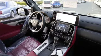 Lexus LX600 F Sport 3.5l V6 4WD 2023 black color
