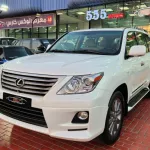 Lexus LX570 2011 4WD V8 White Color - Thumbnail 1