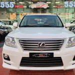 Lexus LX570 2011 4WD V8 White Color - Thumbnail 2