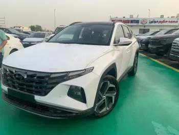 Hyundai Tucson 1.6L Petrol 2023, Cruise Control, Panoramic Roof White Color
