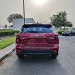 Toyota Highlander Hybrid Red 2021 Model Year - Thumbnail 3
