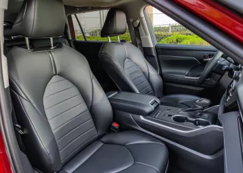 Toyota Highlander Hybrid Red 2021 Model Year
