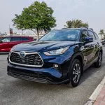 Toyota Highlander Hybrid 2022 Model Year Blue Color - Thumbnail 3