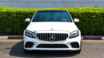 MERCEDES Benz C300 2019 Model Year V6 3.0L White Color