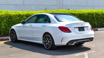 MERCEDES Benz C300 2019 Model Year V6 3.0L White Color