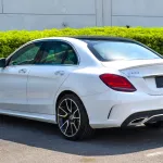 MERCEDES Benz C300 2019 Model Year V6 3.0L White Color - Thumbnail 4