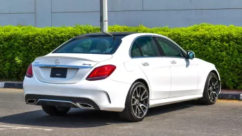 MERCEDES Benz C300 2019 Model Year V6 3.0L White Color
