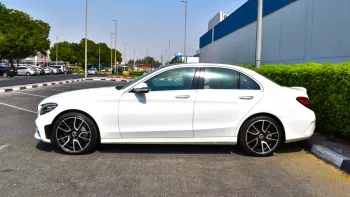 MERCEDES Benz C300 2019 Model Year V6 3.0L White Color