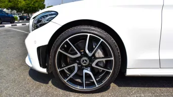 MERCEDES Benz C300 2019 Model Year V6 3.0L White Color