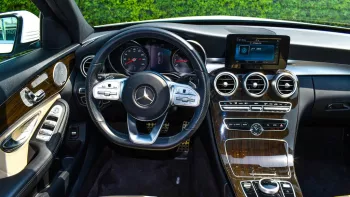 MERCEDES Benz C300 2019 Model Year V6 3.0L White Color