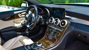 MERCEDES Benz C300 2019 Model Year V6 3.0L White Color