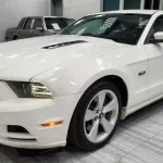 Ford Mustang GT V8 2013 GCC Specs White Color - Thumbnail 1