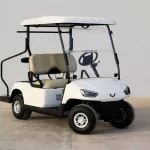 2021 Wuling Golf Car 2 Seater - White inside Brown - Thumbnail 1