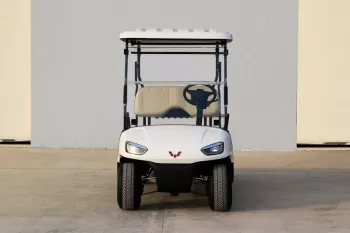 2021 Wuling Golf Car 2 Seater - White inside Brown