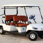 2021 Wuling Golf Car 4Seater - White inside Brown - Thumbnail 1