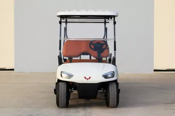 2021 Wuling Golf Car 4Seater - White inside Brown