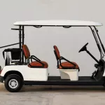 2021 Wuling Golf Car 4Seater - White inside Brown - Thumbnail 5
