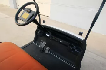 2021 Wuling Golf Car 4Seater - White inside Brown