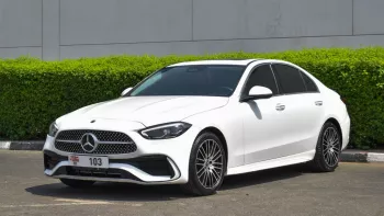 MERCEDES BENZ C300 2022 V4 2.0L FULL OPTION WHITE COLOR