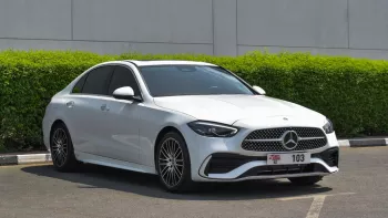 MERCEDES BENZ C300 2022 V4 2.0L FULL OPTION WHITE COLOR