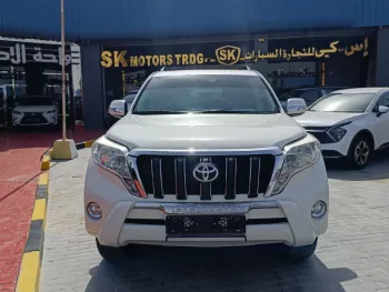 TOYOTA PRADO VXR 4WD 4.0L V6 PETROL FULL OPTION A/T WHITE COLOR 2014 MODEL YEAR