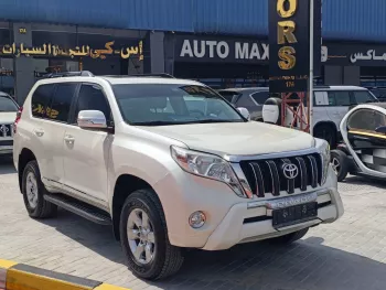 TOYOTA PRADO VXR 4WD 4.0L V6 PETROL FULL OPTION A/T WHITE COLOR 2014 MODEL YEAR