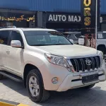 TOYOTA PRADO VXR 4WD 4.0L V6 PETROL FULL OPTION A/T WHITE COLOR 2014 MODEL YEAR - Thumbnail 3