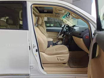 TOYOTA PRADO VXR 4WD 4.0L V6 PETROL FULL OPTION A/T WHITE COLOR 2014 MODEL YEAR