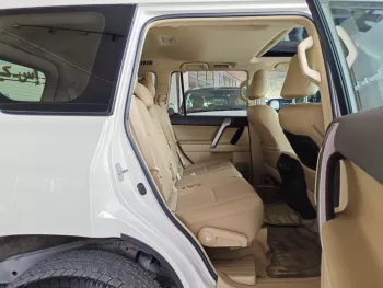 TOYOTA PRADO VXR 4WD 4.0L V6 PETROL FULL OPTION A/T WHITE COLOR 2014 MODEL YEAR