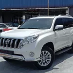 TOYOTA PRADO VXR 2.7L V4 FULL OPTION A/T PETROL WHITE COLOR 2017 - Thumbnail 1