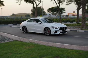 Mercedes-Benz CLA AMG 45s V4 2022 Model Year White Color