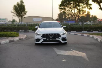 Mercedes-Benz CLA AMG 45s V4 2022 Model Year White Color