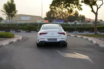 Mercedes-Benz CLA AMG 45s V4 2022 Model Year White Color