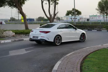 Mercedes-Benz CLA AMG 45s V4 2022 Model Year White Color