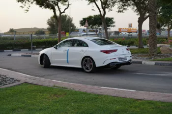 Mercedes-Benz CLA AMG 45s V4 2022 Model Year White Color
