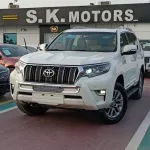 TOYOTA PRADO VXR 4.0L PETROL V6 4WD FULL OPTION AT WHITE 2018 - Thumbnail 1