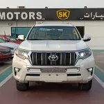 TOYOTA PRADO VXR 4.0L PETROL V6 4WD FULL OPTION AT WHITE 2018 - Thumbnail 3
