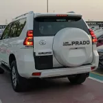 TOYOTA PRADO VXR 4.0L PETROL V6 4WD FULL OPTION AT WHITE 2018 - Thumbnail 4