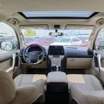 TOYOTA PRADO VXR 4.0L PETROL V6 4WD FULL OPTION AT WHITE 2018 - Thumbnail 16