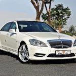 Mercedes-Benz S 350 2012-V6-Full Option white color - Thumbnail 1