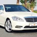 Mercedes-Benz S 350 2012-V6-Full Option white color - Thumbnail 2