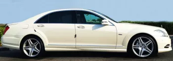 Mercedes-Benz S 350 2012-V6-Full Option white color