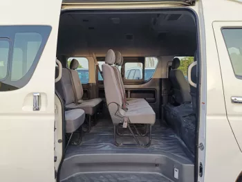 TOYOTA HIACE HIGH ROOF MT 2.7L V4 PETROL 15 STEATS WHITE 2015